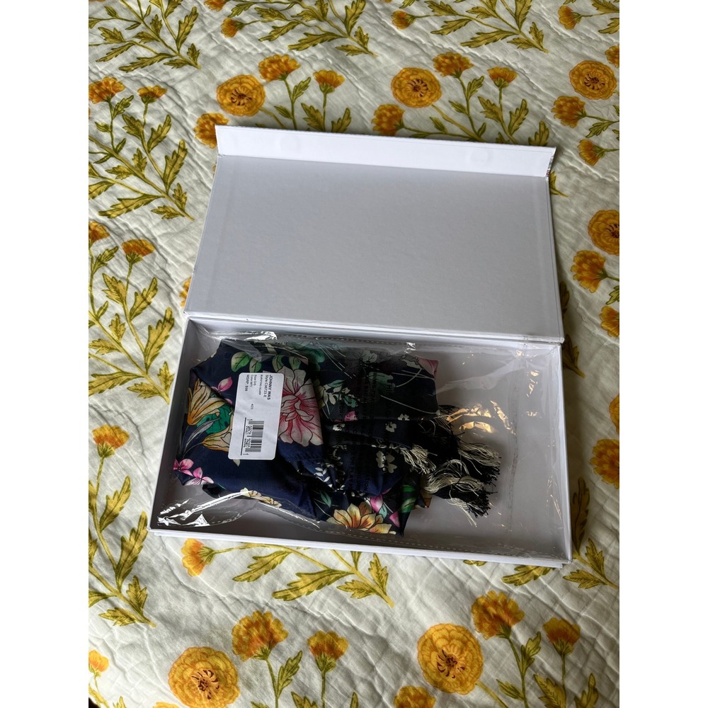 NWT Johnny Was Bursting Floral Silk Scarf - Picture 7 of 8